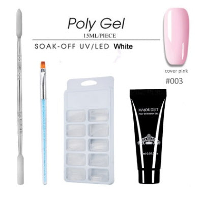 Nail Art Fast-drying Phototherapy Glue Multi-Color Extension Glue 15ml Set Nail Art Fast-drying Phototherapy Glue Multi-Color Extension Glue 15ml Set